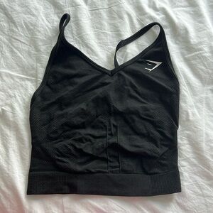 Gymshark Black Sports bra/ top